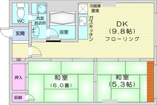 さっぽろ駅 徒歩8分 10階の物件間取画像